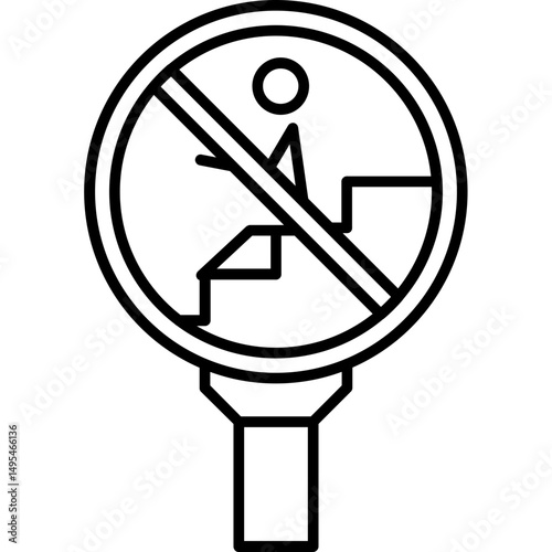 No Loitering Icon