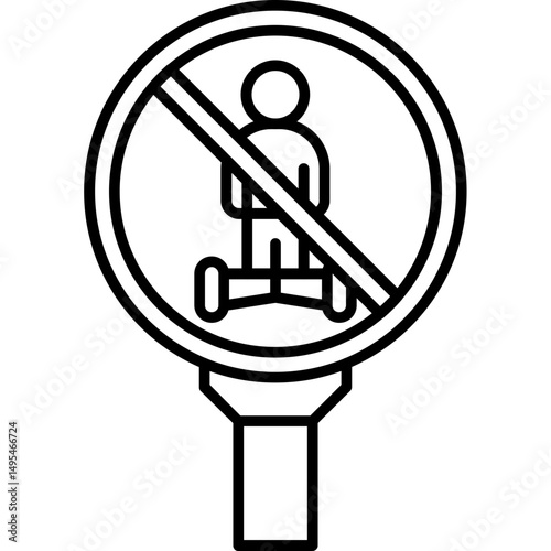 No Hoverboards Icon