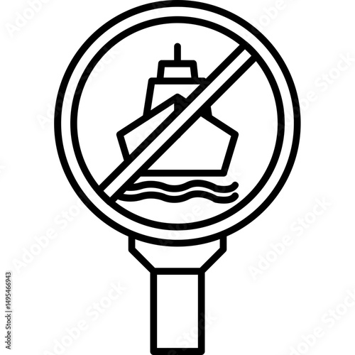 No Cruising Icon