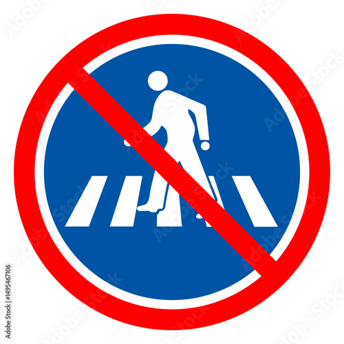 Walk-Way Symbol Sign, Vector Illustration, Isolate On White Background Label. EPS10