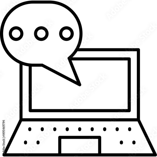 Online Messaging Icon