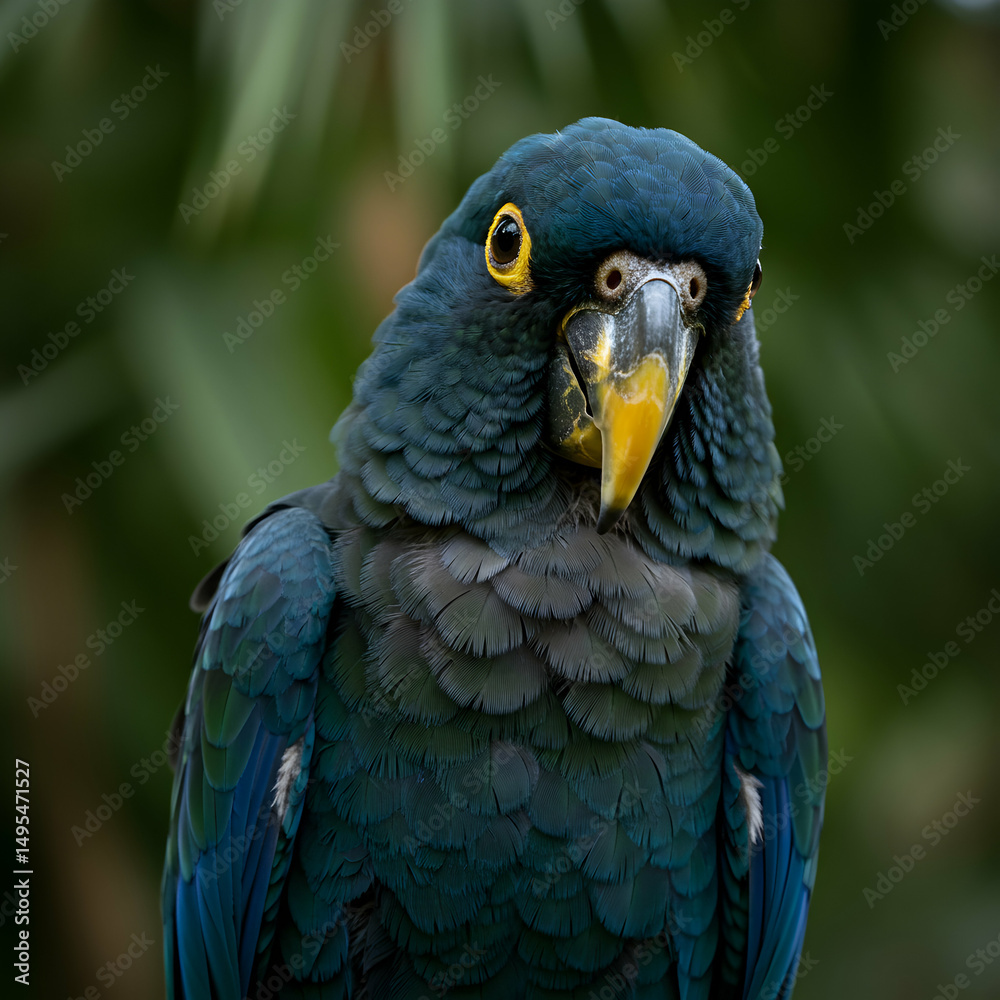 Obraz premium Hyacinth Macaw Stunning Blue Parrot Photo