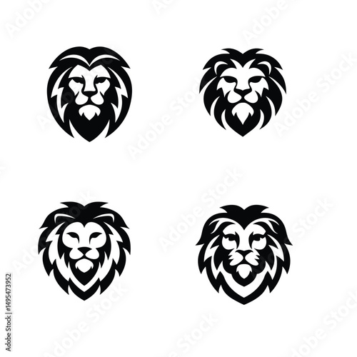 Lion Head Vector