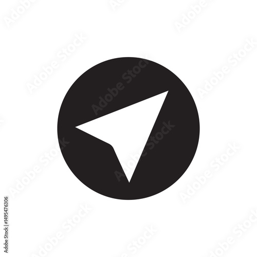 play icon on metal internet button