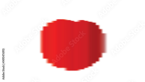 Heart drawn using blood as finger paint