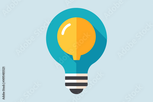vector light bulb