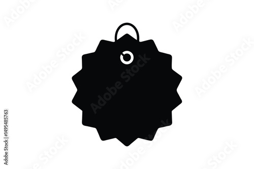 Sale label icon Silhouette Vector bundle  illustration, Sale label  tag Silhouette 