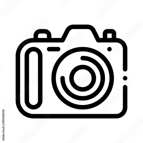DSLR line icon