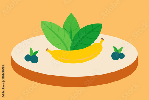 vector illustration of an orange