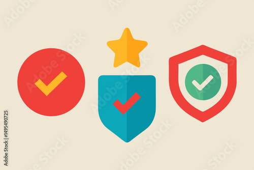 flat icon with shadow vector eps 10