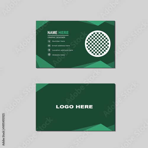 Modern Minimalist Business Card Template 