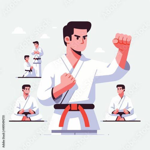 karate, training, taekwondo, fight, sport, belt, exercise, art, workout, power, young, martial, fighter, judo, athlete, fitness, strength, kick, martial arts, uniform, activity, action, person, kimono