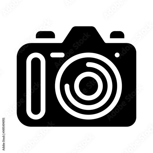 DSLR glyph icon