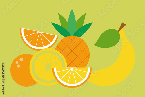 set of fruits
