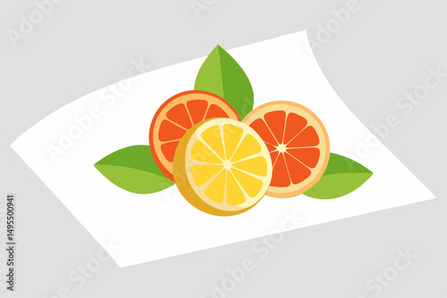 citrus fruit slices