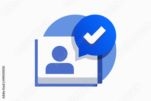 blue glossy icon