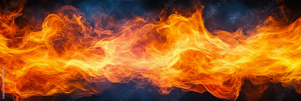 Fototapeta premium blaze fire flame texture background