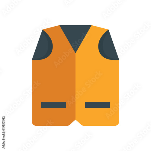 Waistcoat Vector icon