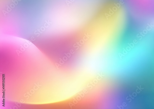 Abstract blurred color wash with muted pastel tones, clean flat vector illustration for mobile apps and packaging design