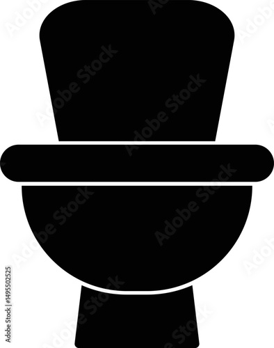 toilet icon se.  bowl sanitaryware. Bathroom Icons. Home efficiency. WC restroom sign business concept

