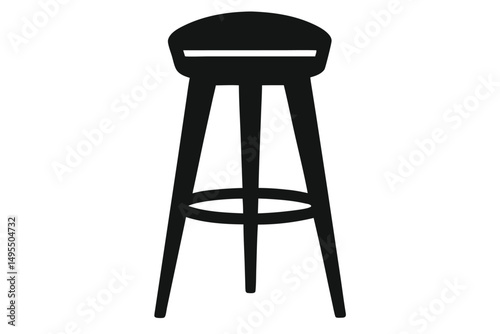 bar-stool--silhuette---vector-art-illustriton-whit.eps