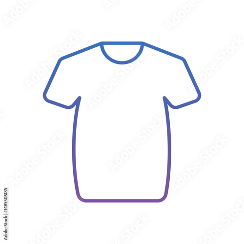Oversize- T-shirt Vector icon
