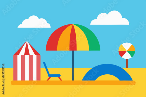 summer beach background