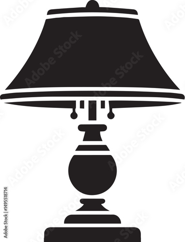 table lamps black silhouette