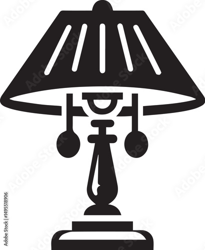 table lamps black silhouette