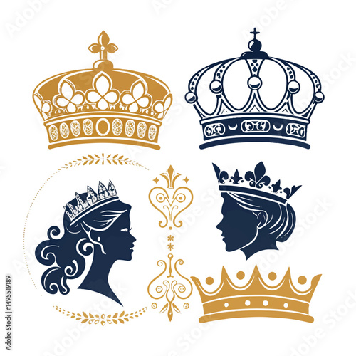 crown vector illustration