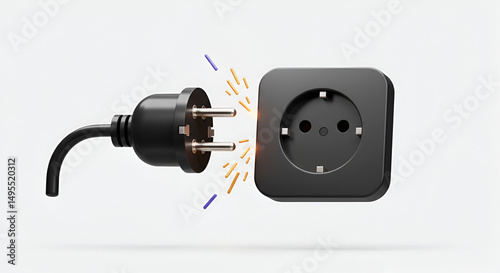 Power Outage Troubleshooting Electrical Problems on white background