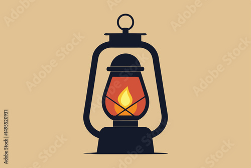 old oil lamp