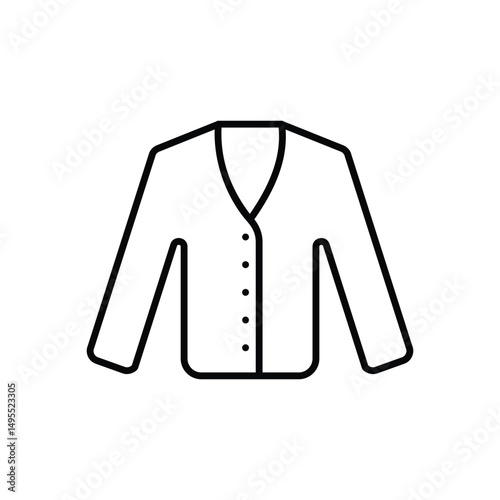 Cardigan Vector icon