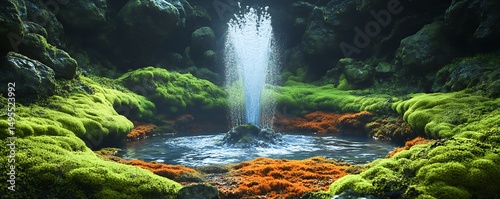 waterfall in the jungle