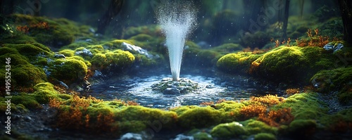 water splash in the water