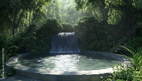 water fountain in the park