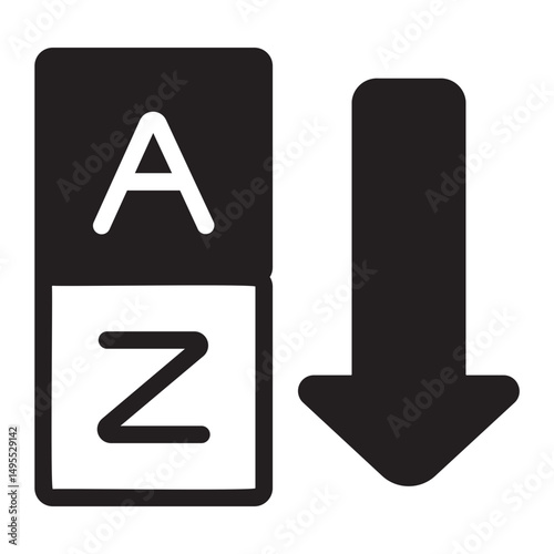 alphabet glyph icon