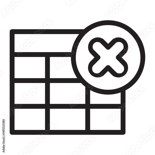 excel line icon