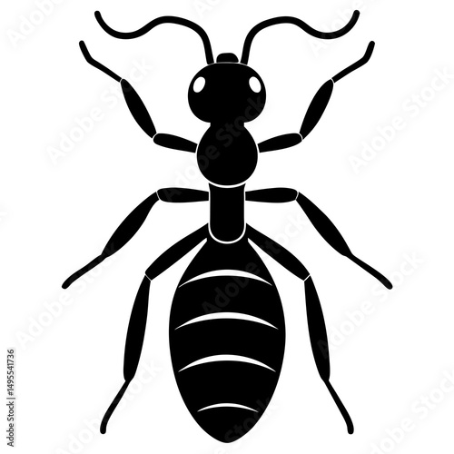ant vector icon on white background