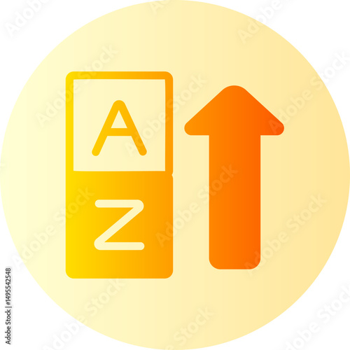 sort gradient icon