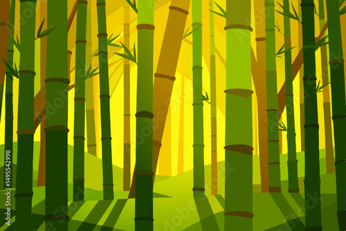 bamboo forest background