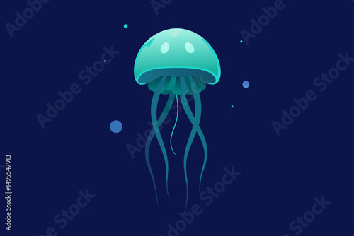 jellyfish in the sea