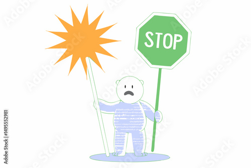 Chubby cartoon cow figure with exaggerated features designed for eye catching kid friendly graphics or fun mascot illustrations for web and print