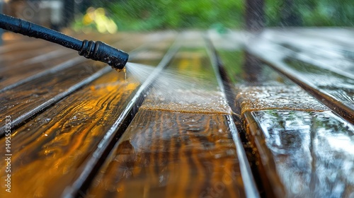 What products are necessary to clean and maintain outdoor decks?