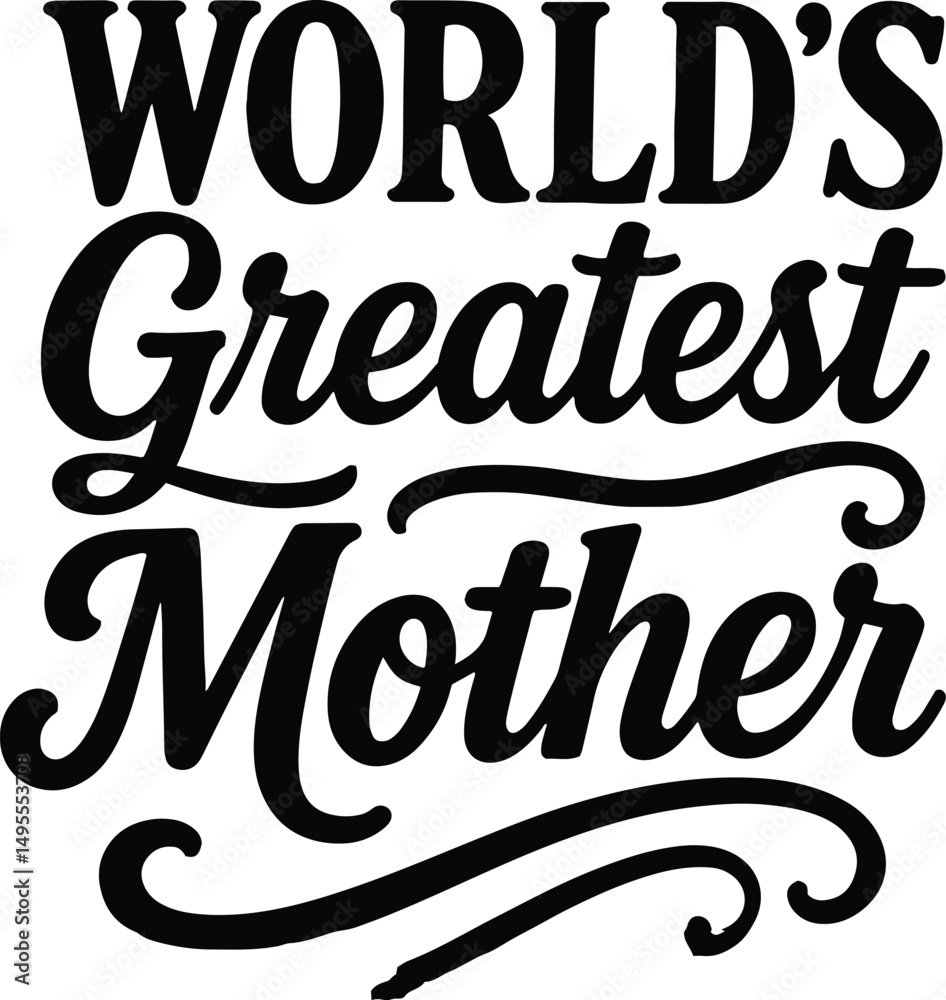 Obraz premium Set of mothers day lettering bundle, ⦁Easy to modify and change color. ⦁Ready to printed t-shirt, sticker, apparel, clothing, poster, etc. ⦁Fully Editable Vector AI, EPS 10. ⦁High quality 300 DPI