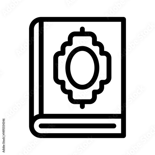 Quran line icon