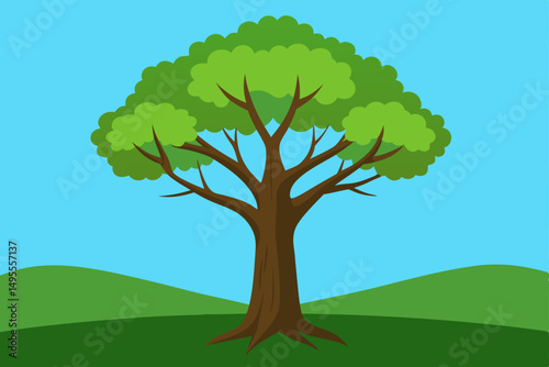 vector illustration of a tree