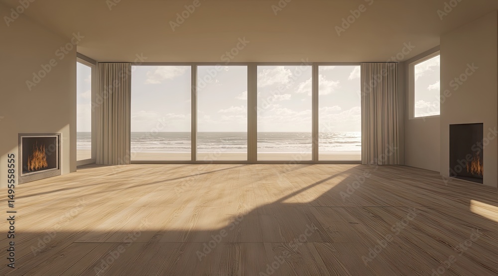 Obraz premium Coastal Modern Living Room