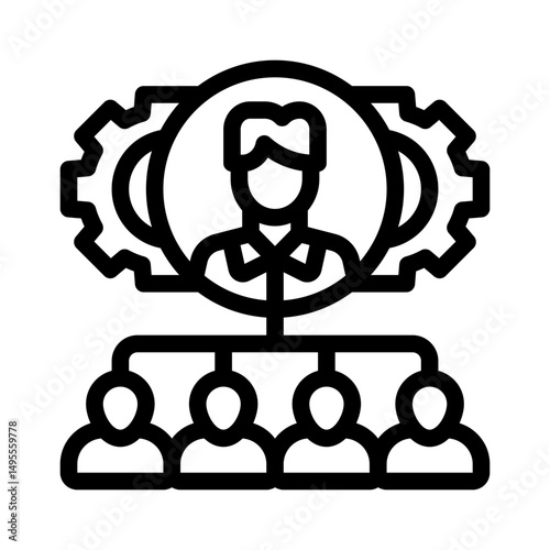 hierarchy line icon