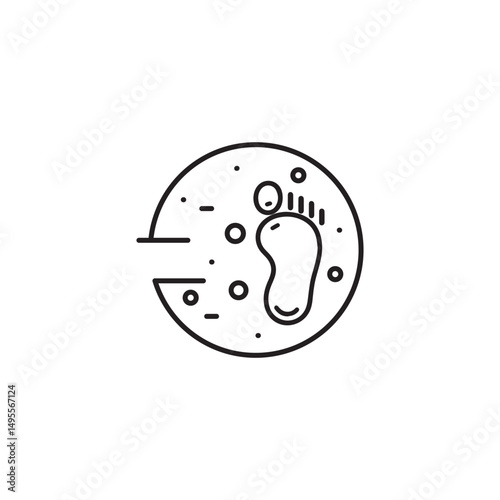 Footprint on the Moon